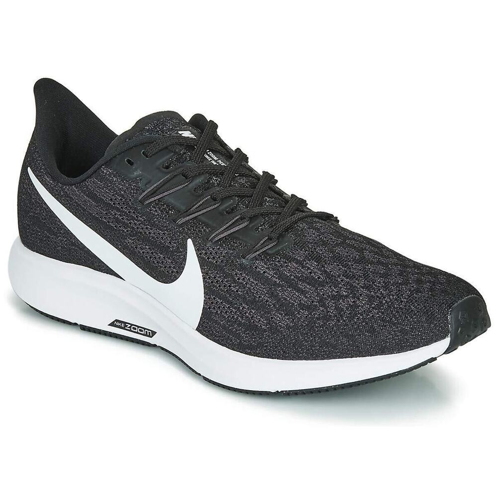Nike Air Zoom Pegasus 36 Women's Shoes Black/White/Thunder Grey 11.5 extra wide
